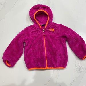 Northface girls pink fleece jacket 2T